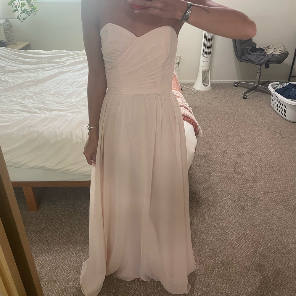 SOLD Strapless pink formal dress | Bridesmaid | wedding|wedding guest| prom